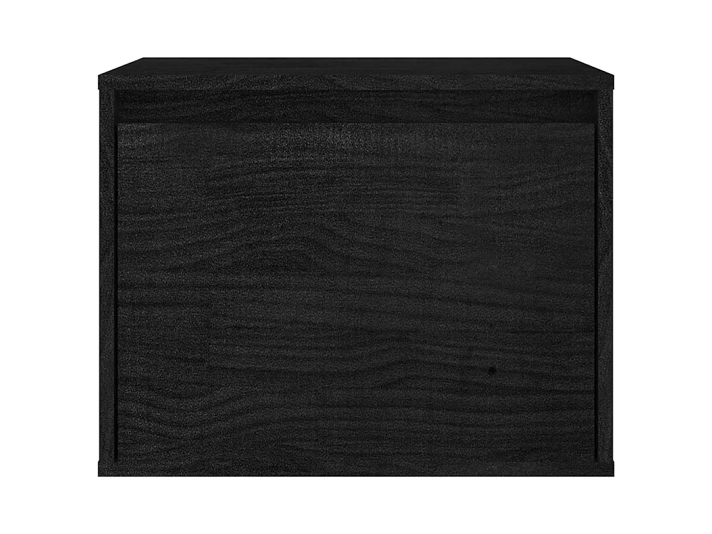 Meubles TV 3 pcs Noir Bois massif de pin