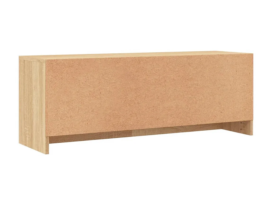 Meuble TV chêne sonoma 102x30x37,5 cm bois d'ingénierie