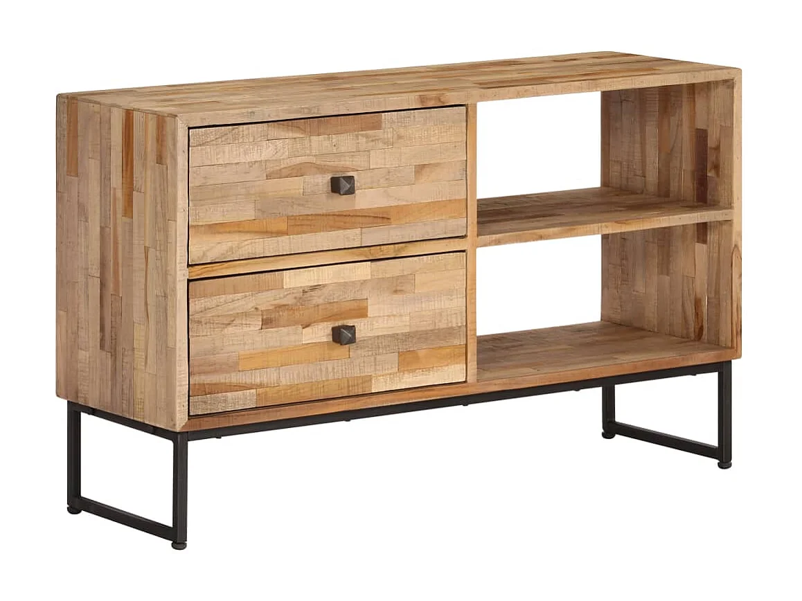 Mobile TV Legno di teak riciclato 90 x 30 x 55 cm