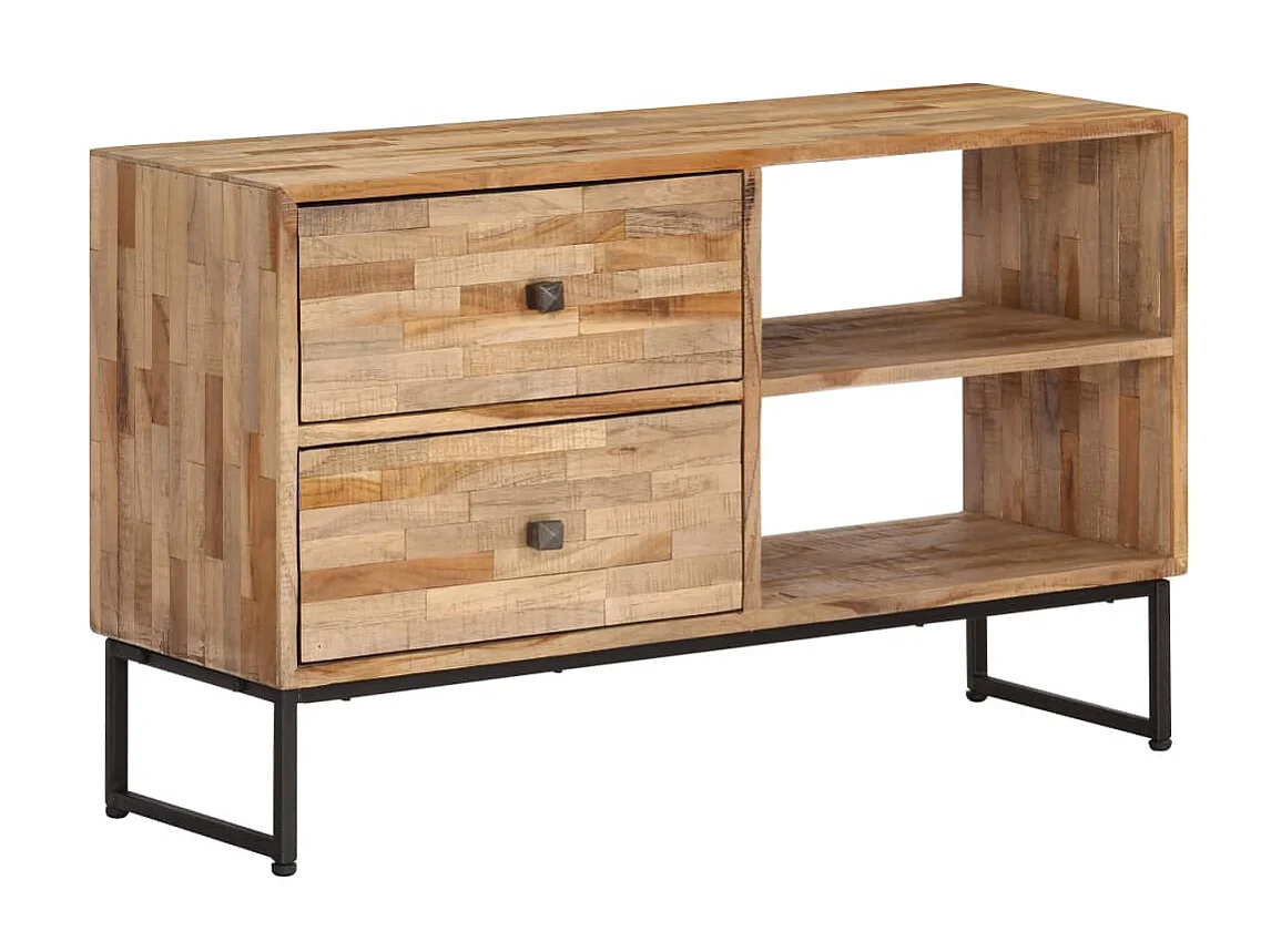 Mobile TV Legno di teak riciclato 90 x 30 x 55 cm