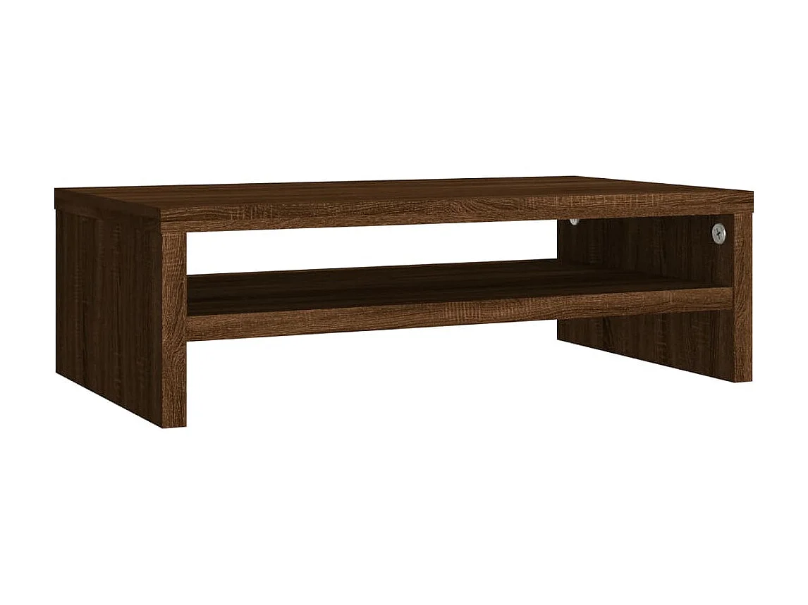 Support de moniteur Chêne marron 42x24x13 cm Bois d'ingénierie