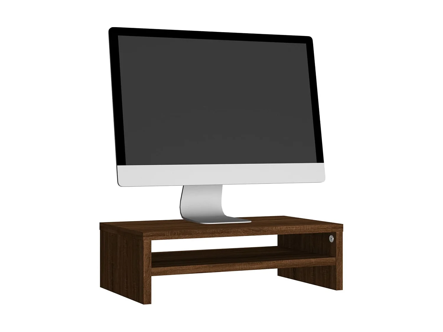 Support de moniteur Chêne marron 42x24x13 cm Bois d'ingénierie