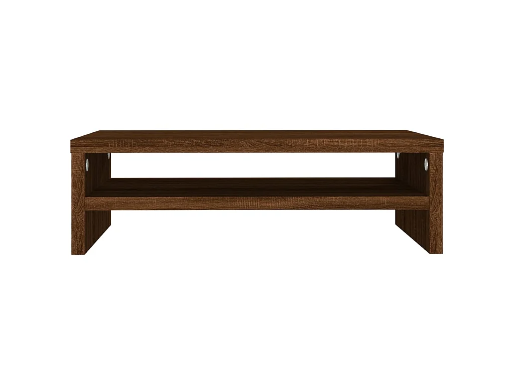 Support de moniteur Chêne marron 42x24x13 cm Bois d'ingénierie