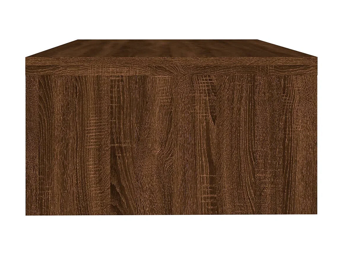 Support de moniteur Chêne marron 42x24x13 cm Bois d'ingénierie