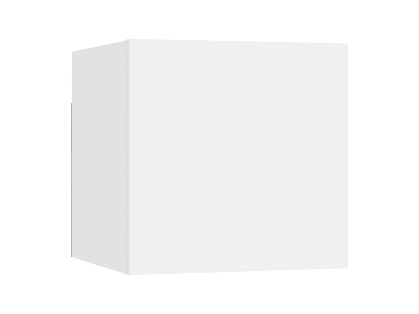 Ensemble de meuble TV 8 pcs Blanc Aggloméré