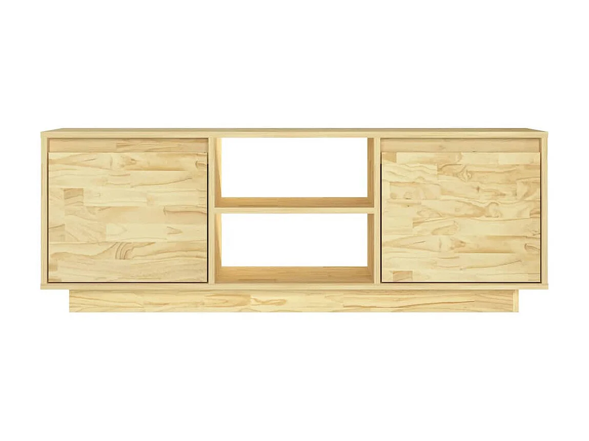 Meuble TV 110x30x40 cm bois de pin massif