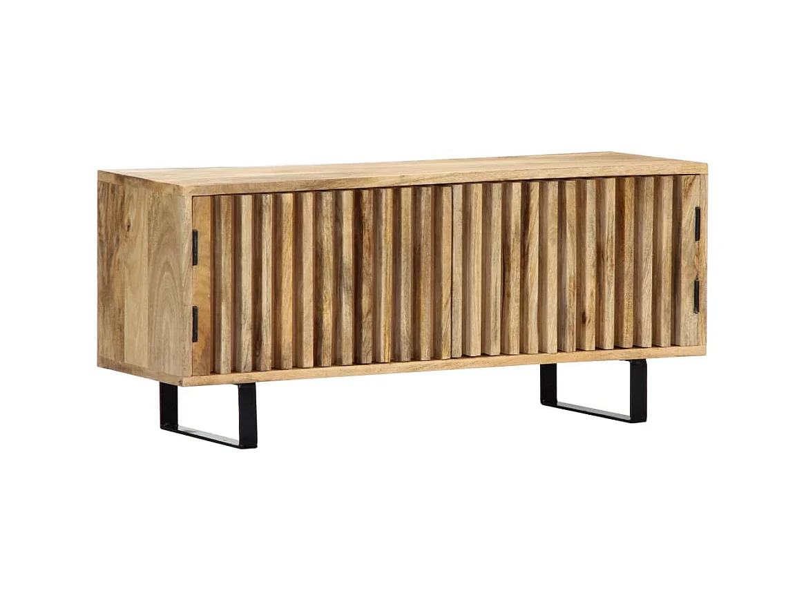 Meuble TV 90 x 30 x 40 cm Bois de manguier massif