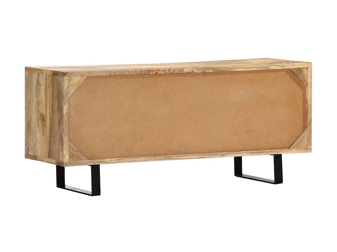 Meuble TV 90 x 30 x 40 cm Bois de manguier massif