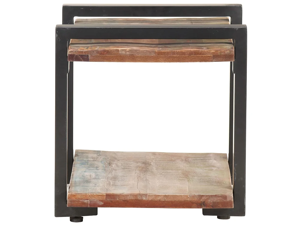 Meuble TV 90x40x40 cm Bois de récupération massif