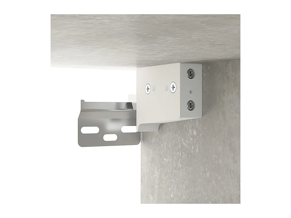 Ensemble de meubles TV 8 pcs Gris béton Bois d'ingénierie