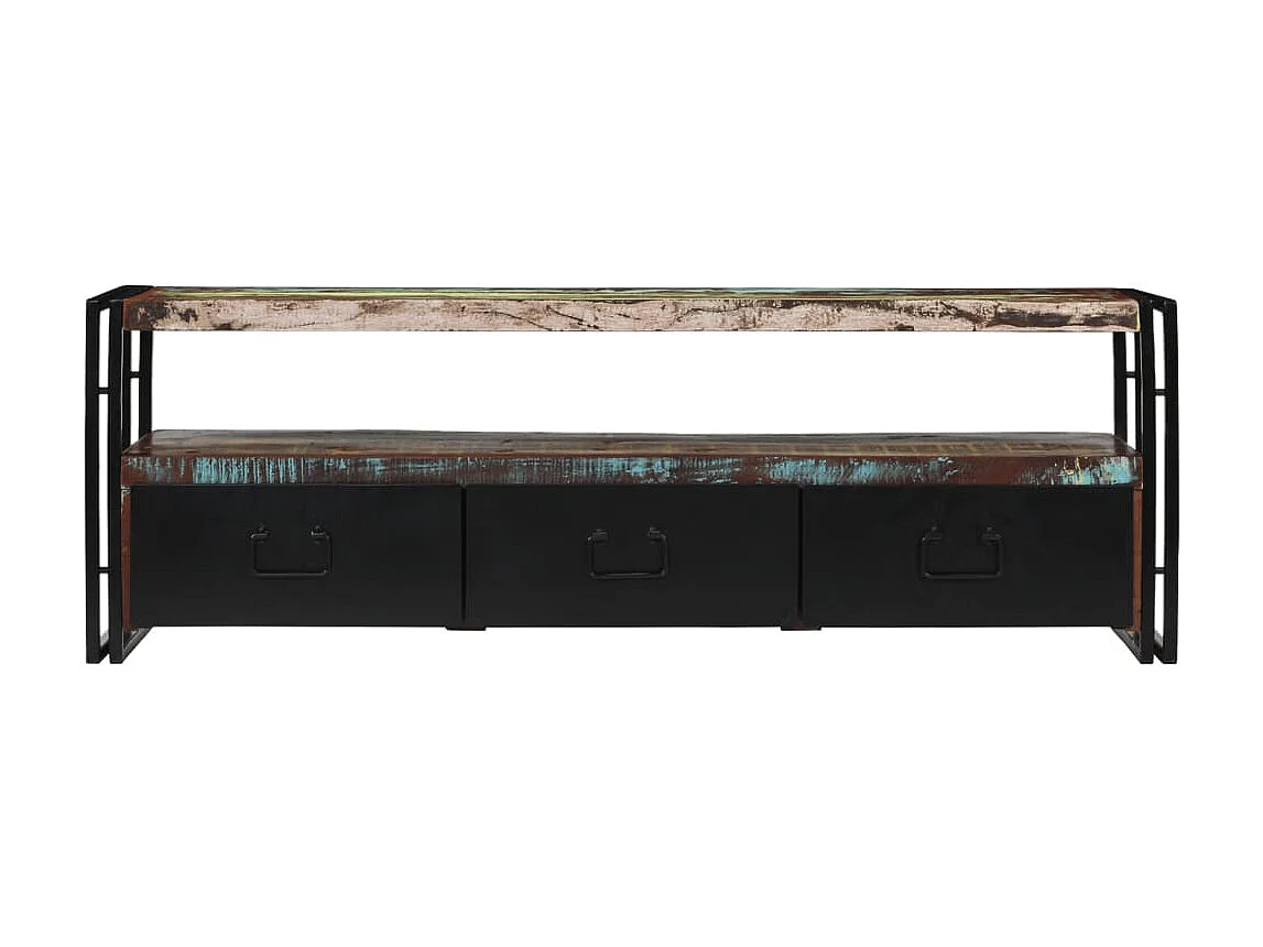 Mueble TV Madera maciza recuperada 120 x 30 x 40 cm