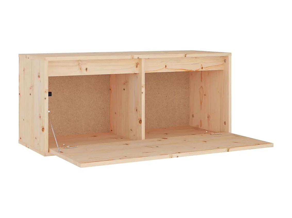 Mobile TV 3 pz. Legno di pino massiccio