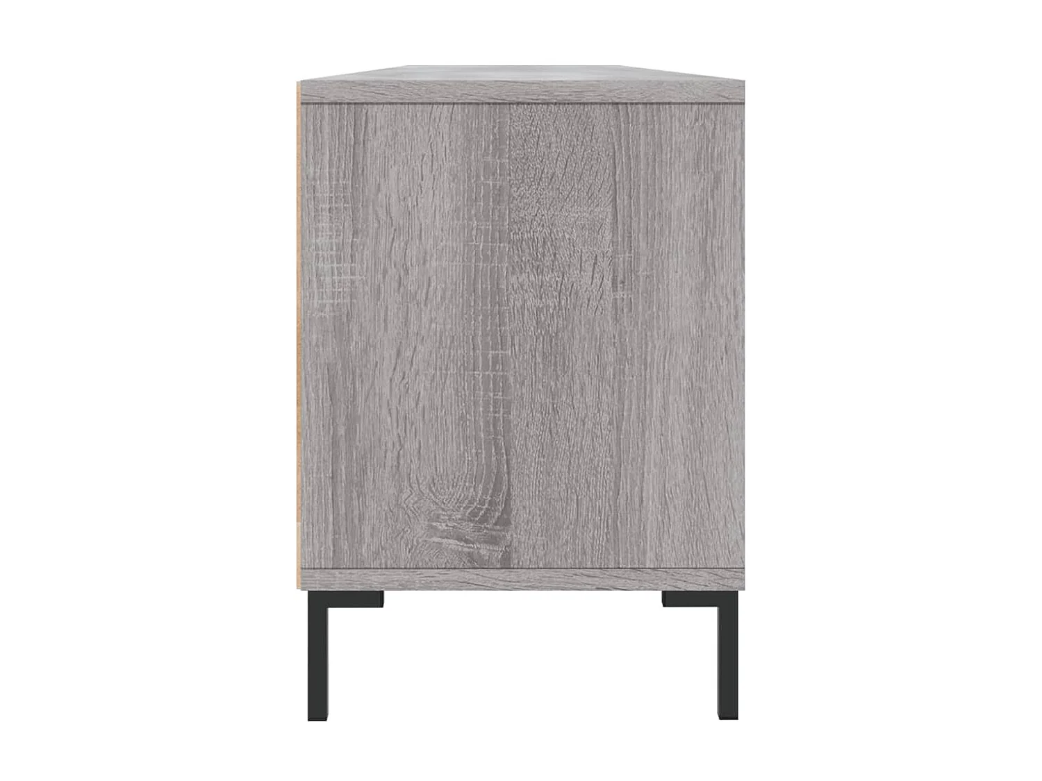 Meuble TV sonoma gris 150x30x44,5 cm bois d'ingénierie