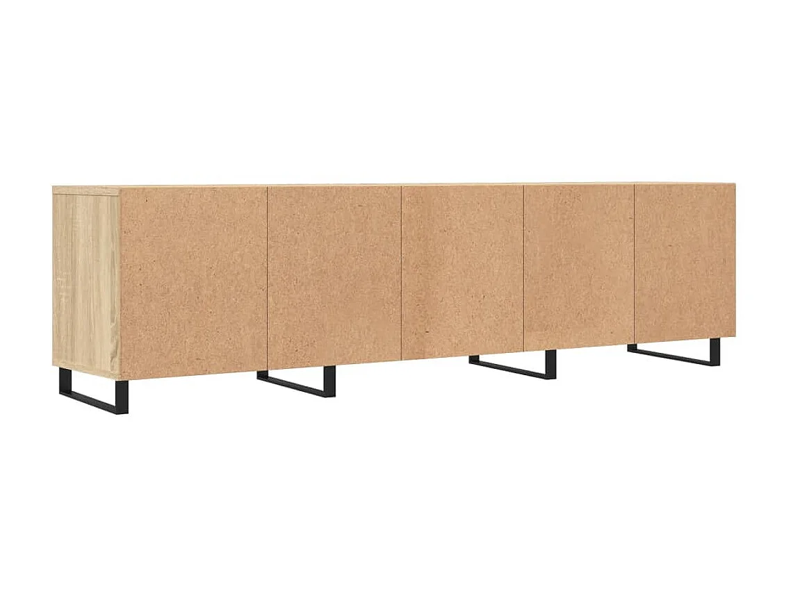 Meuble TV chêne sonoma 150x30x44,5 cm bois d'ingénierie