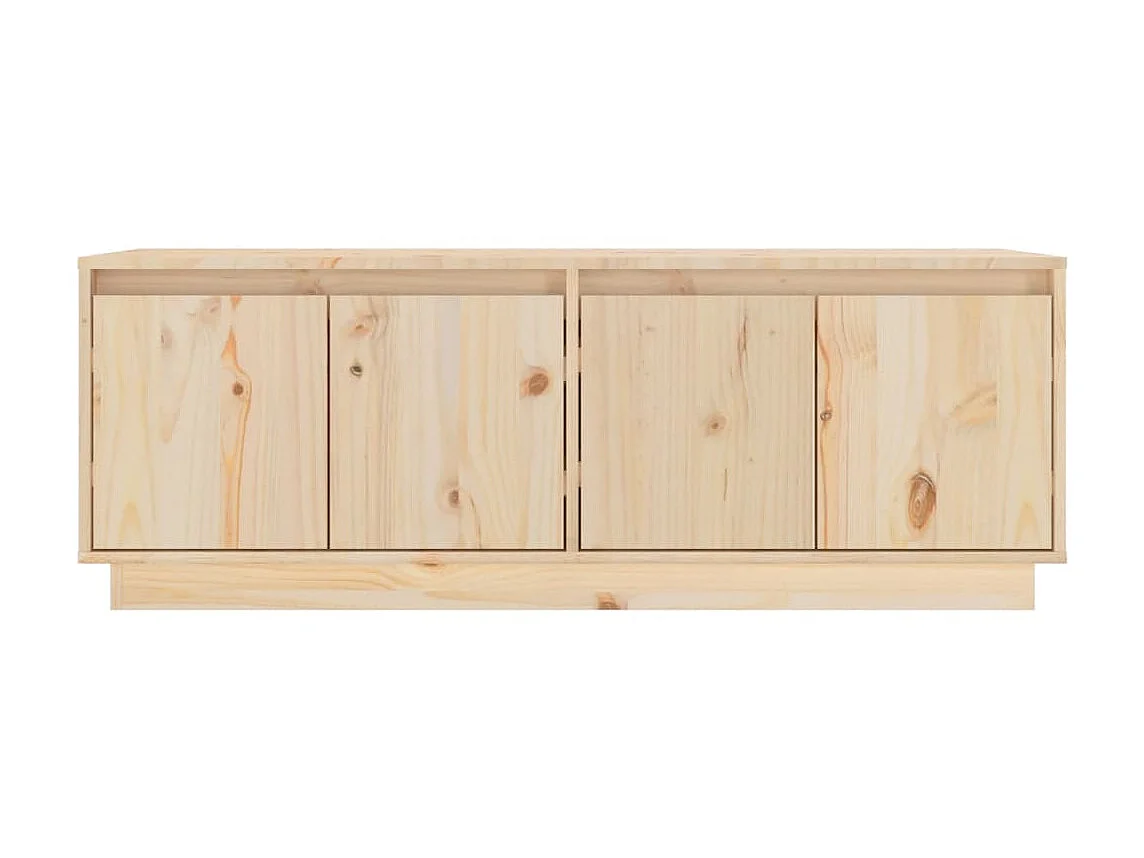 Meuble TV 110x34x40 cm Bois de pin massif