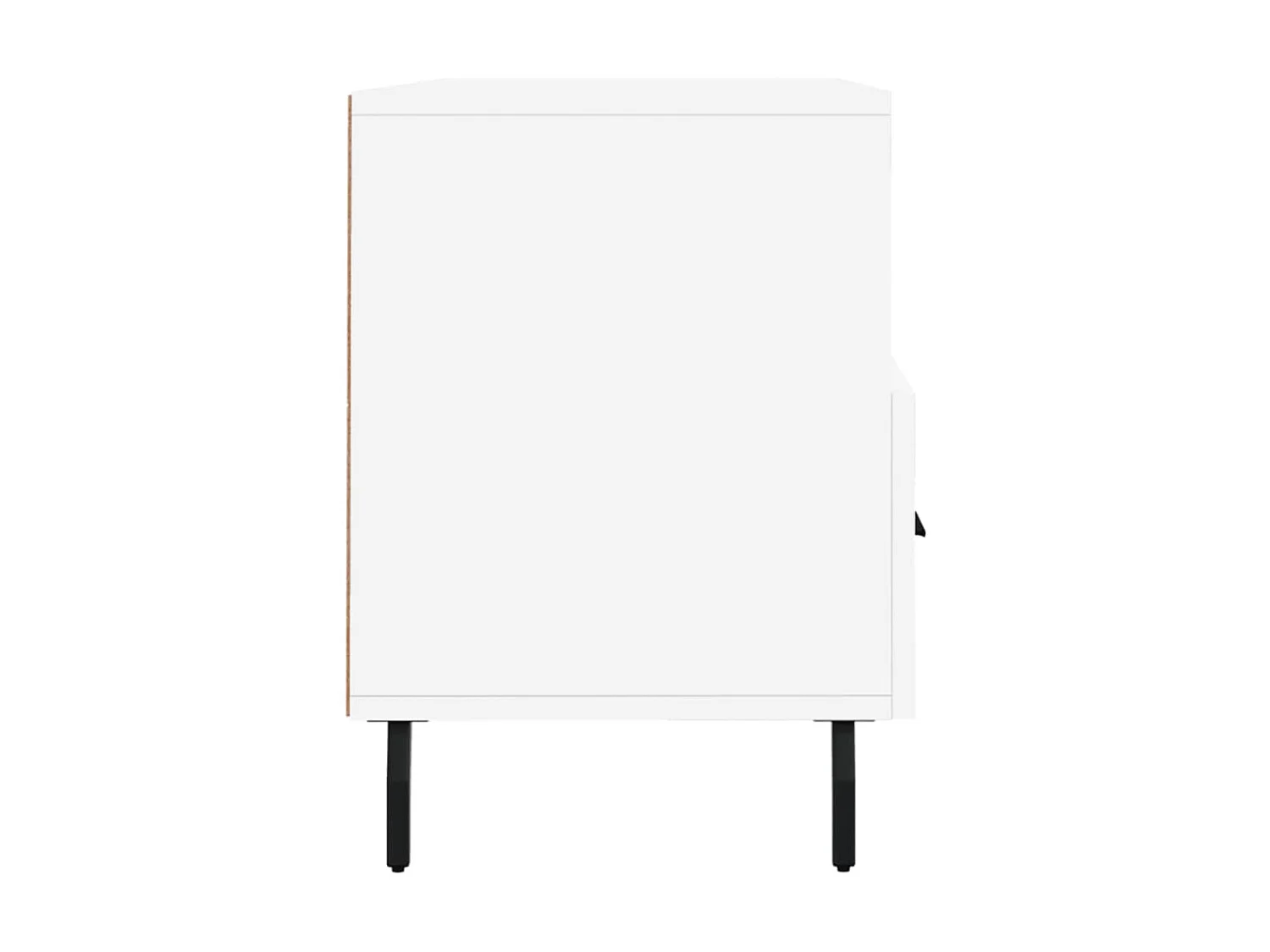 Móvel de TV branco 102x36x50 cm madeira engenharia