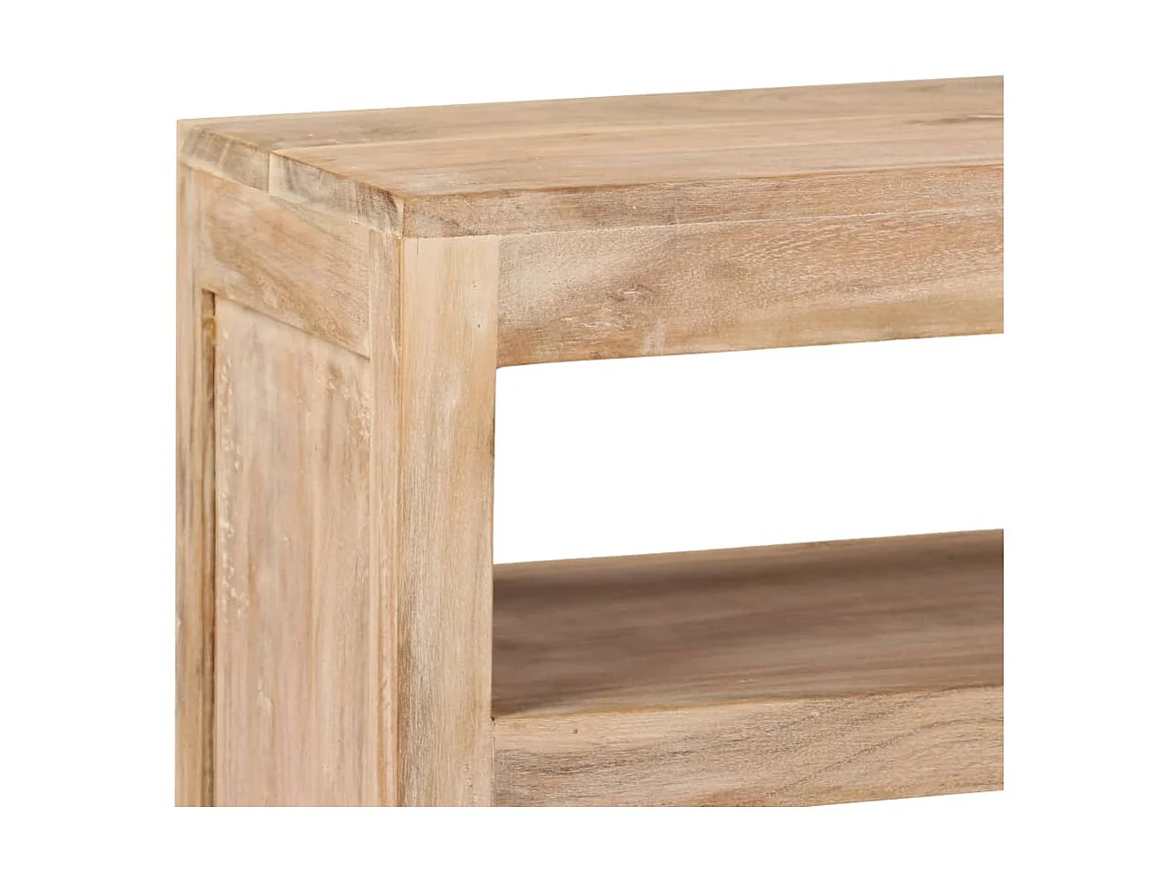 Mobile TV Legno massello di acacia 90 x 30 x 55 cm Marrone chiaro