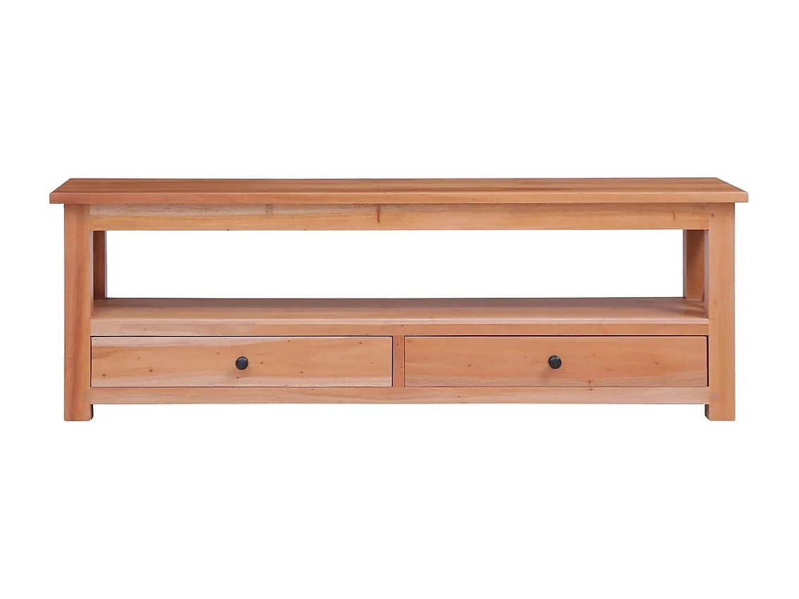 Meuble TV 120 x 30 x 40 cm Bois d'acajou massif