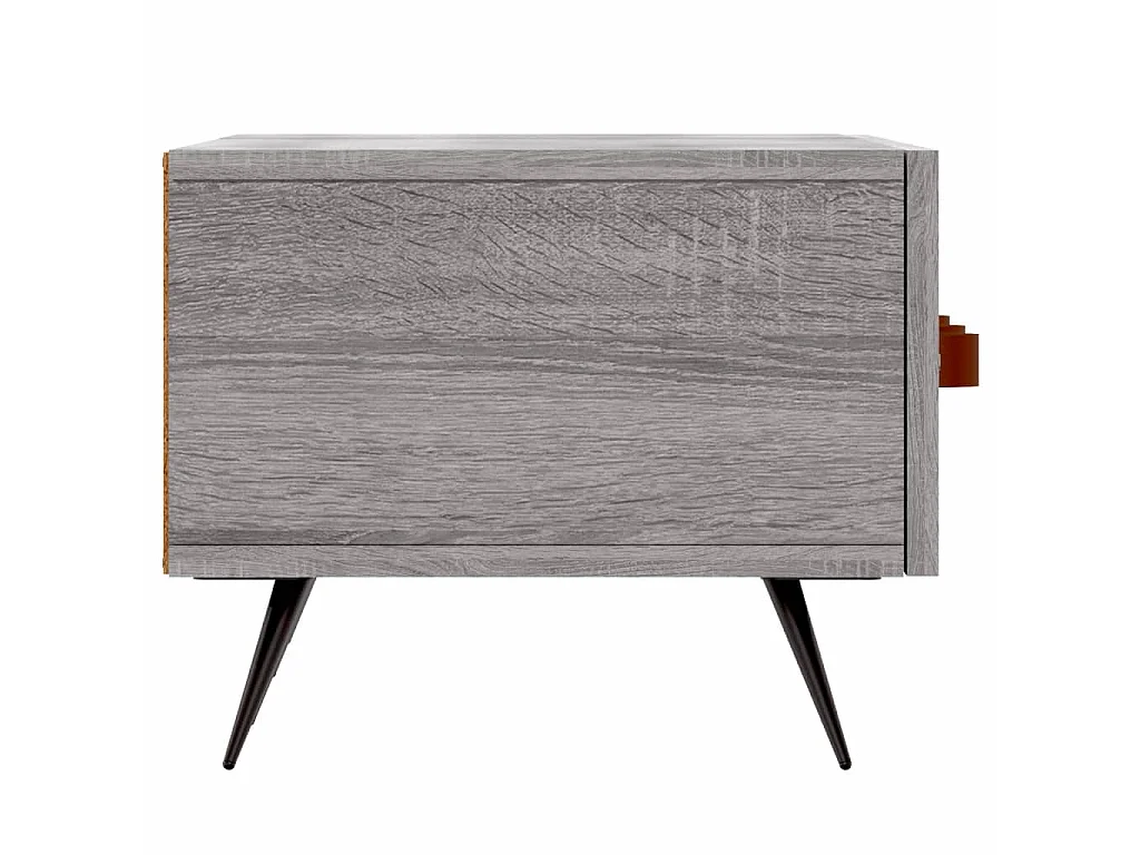 Meuble TV sonoma gris 150x36x30 cm bois d'ingénierie