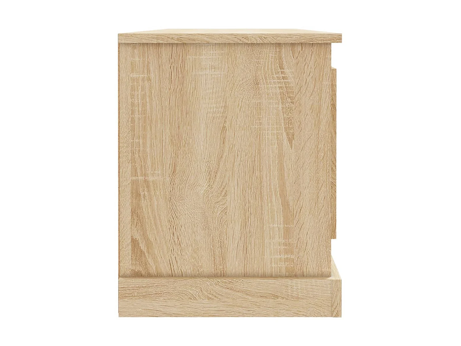 Meuble TV chêne sonoma 100x35,5x45 cm bois d'ingénierie