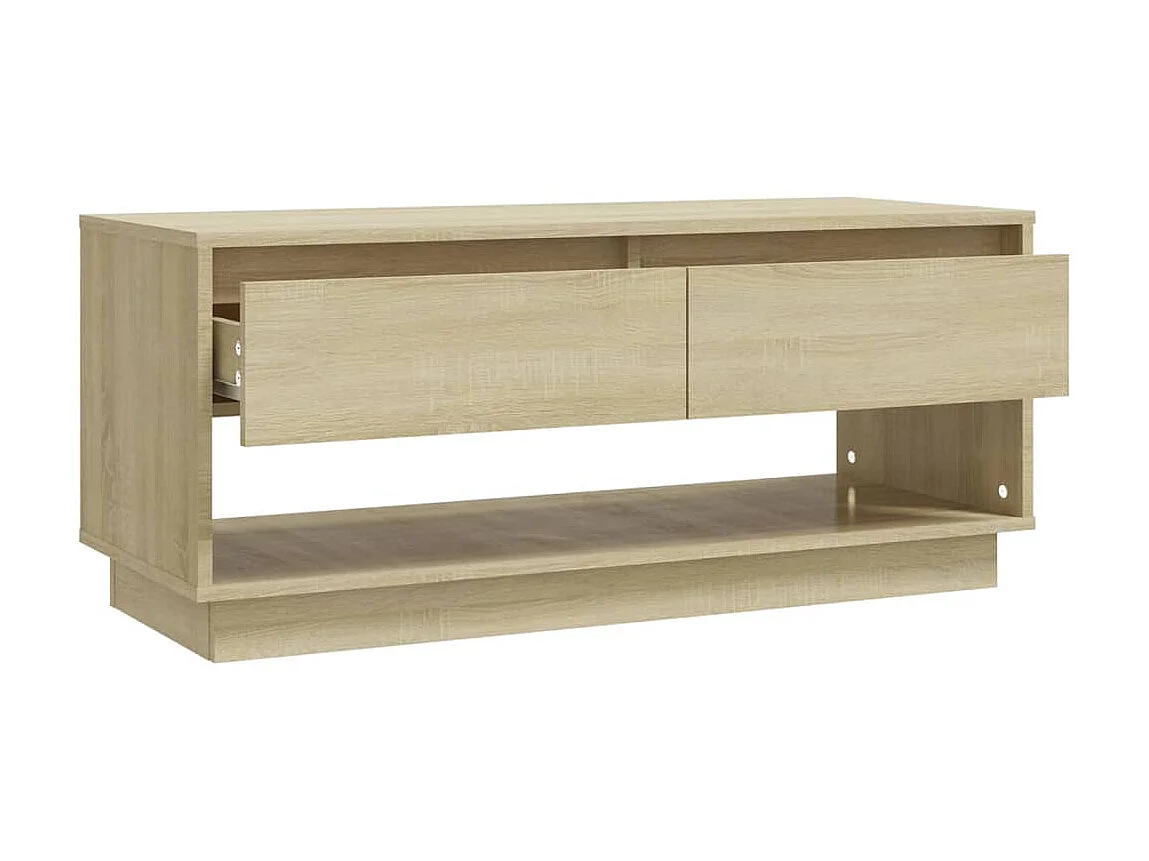 Meuble TV Chêne sonoma 102x41x44 cm Aggloméré