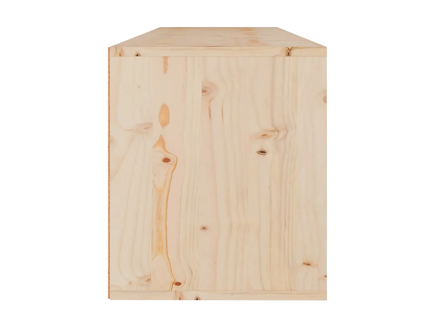 Mueble TV 3 piezas Madera maciza de pino