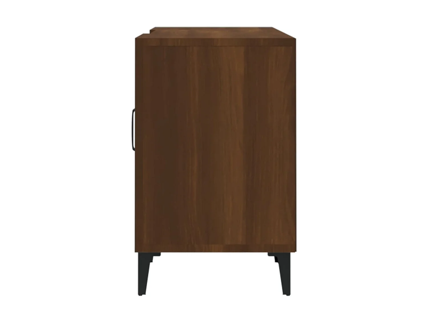Meuble TV chêne marron 150x30x50 cm bois d'ingénierie