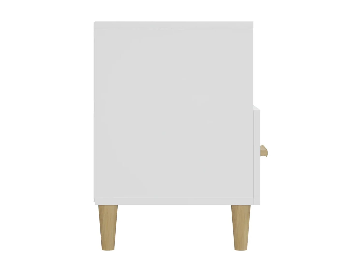 Meuble TV Blanc brillant 102x36x50 cm Bois d'ingénierie
