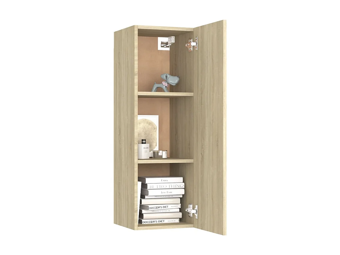 Set mobili TV 10 pezzi Truciolato rovere Sonoma