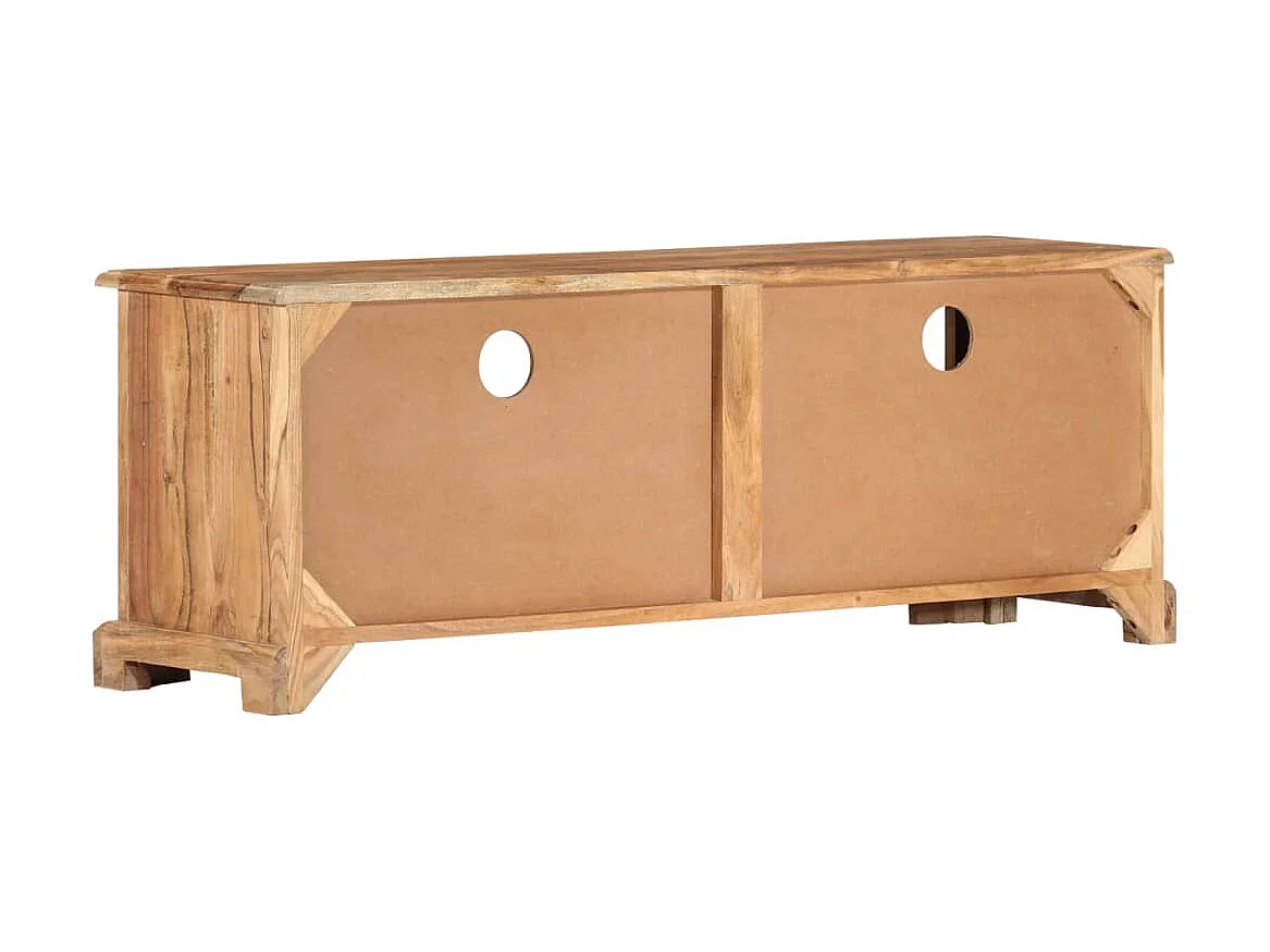 TV-meubel Massief acaciahout 110x30x40 cm Bruin