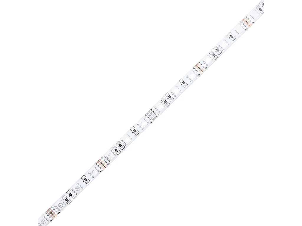 Mobile TV con luci LED Rovere affumicato 160x35x40 cm