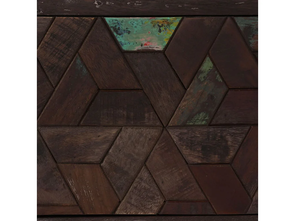 Meuble TV Bois de récupération solide 140 x 30 x 45 cm