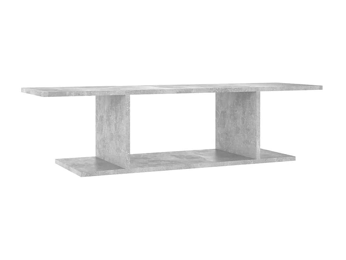 Meuble TV mural Gris béton 103x30x26,5 cm