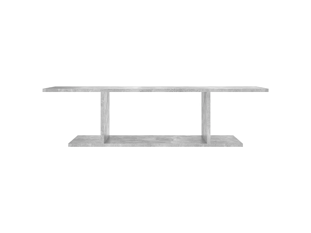 Meuble TV mural Gris béton 103x30x26,5 cm