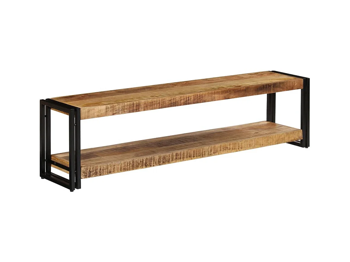 Meuble TV 150 x 30 x 40 cm Bois massif de manguier