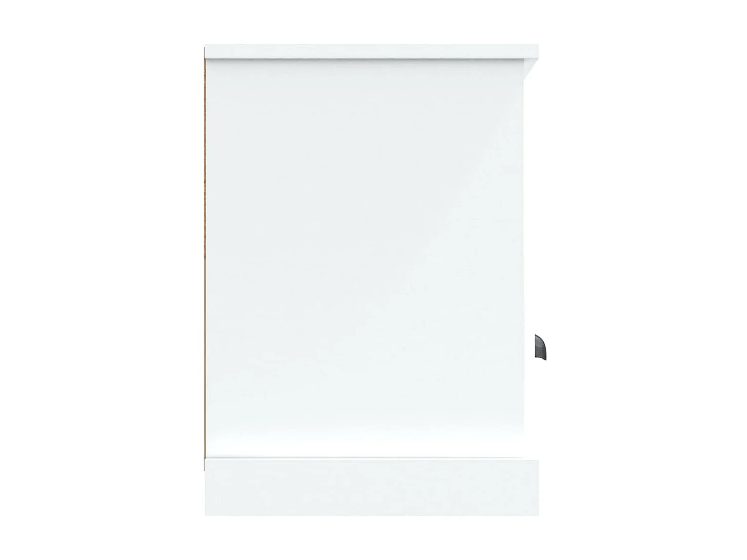 Mueble TV blanco 100x35x50 cm de madera contrachapada