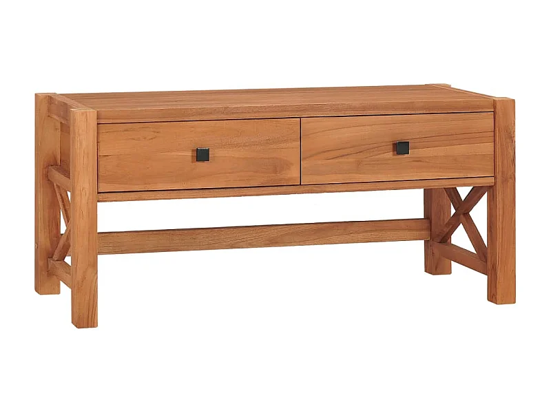 Meuble TV 100x40x45 cm Bois de teck