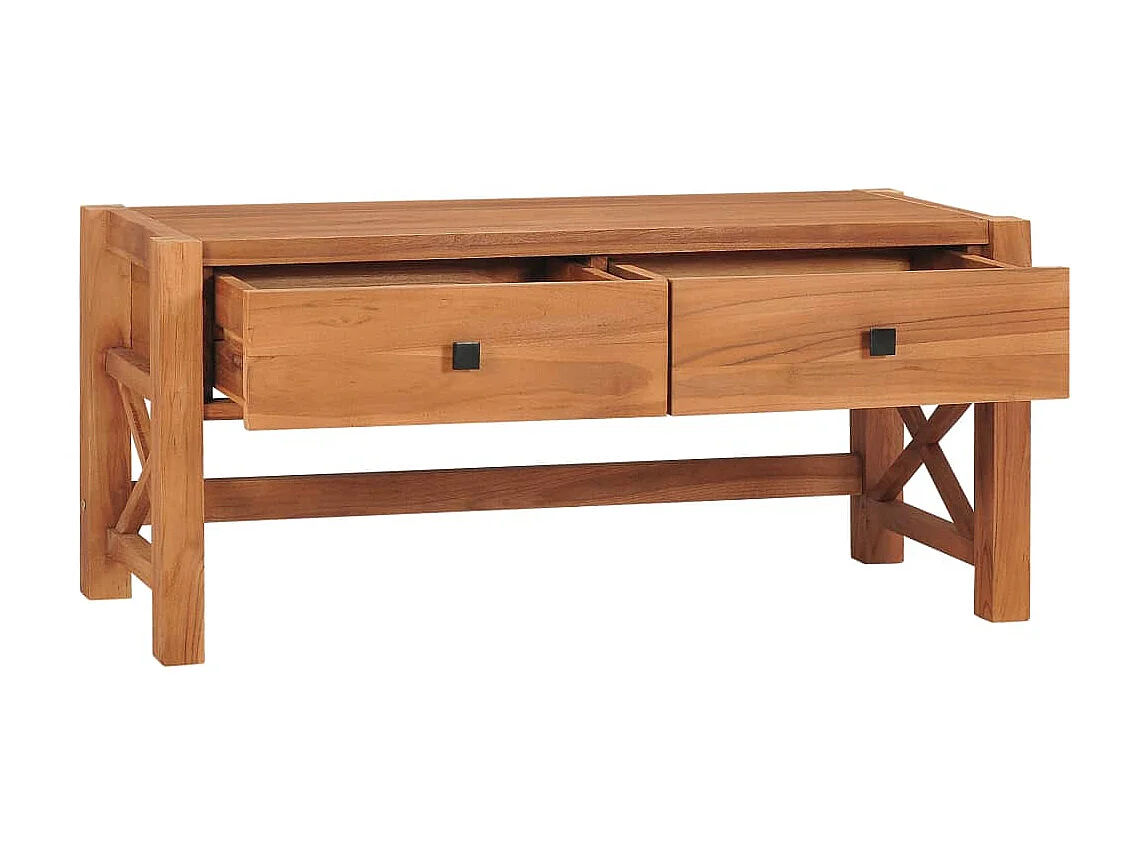 Meuble TV 100x40x45 cm Bois de teck