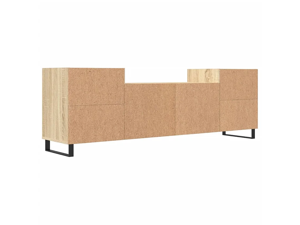 Móvel de TV carvalho Sonoma 160x35x55 cm Madeira trabalhada