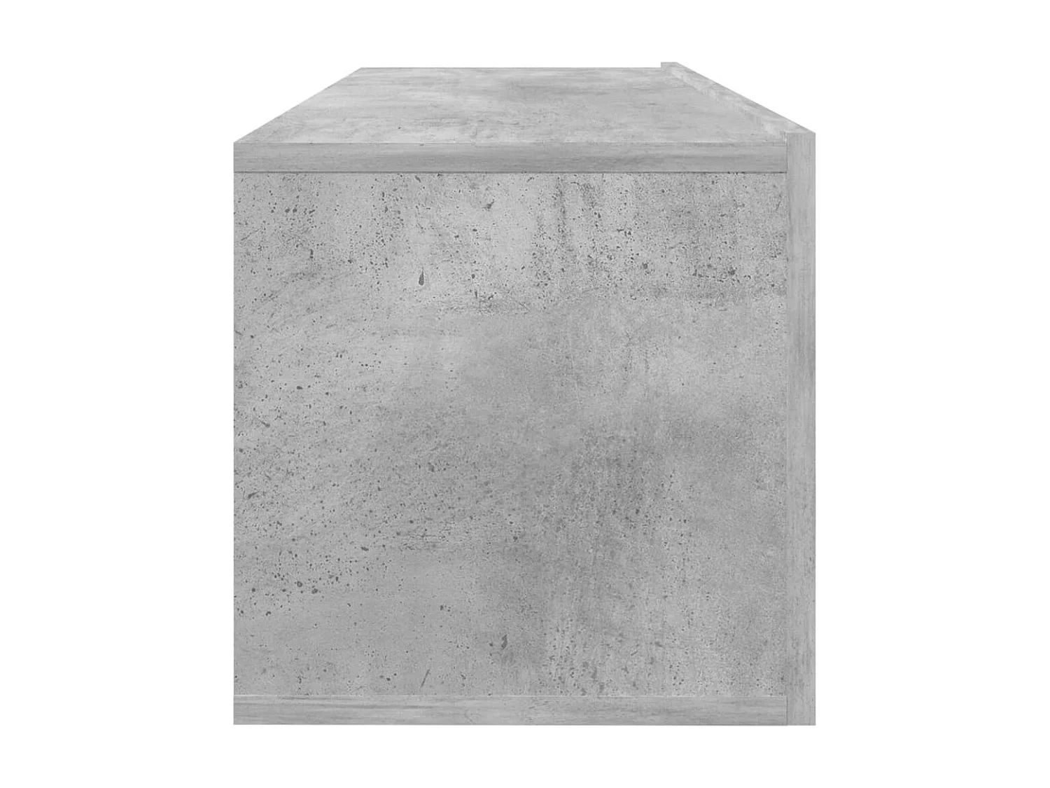 Meuble TV Gris béton 100x30x30 cm Aggloméré