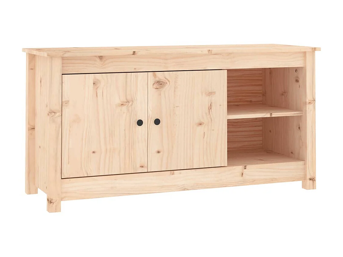 Meuble TV 103x36,5x52 cm Bois de pin massif