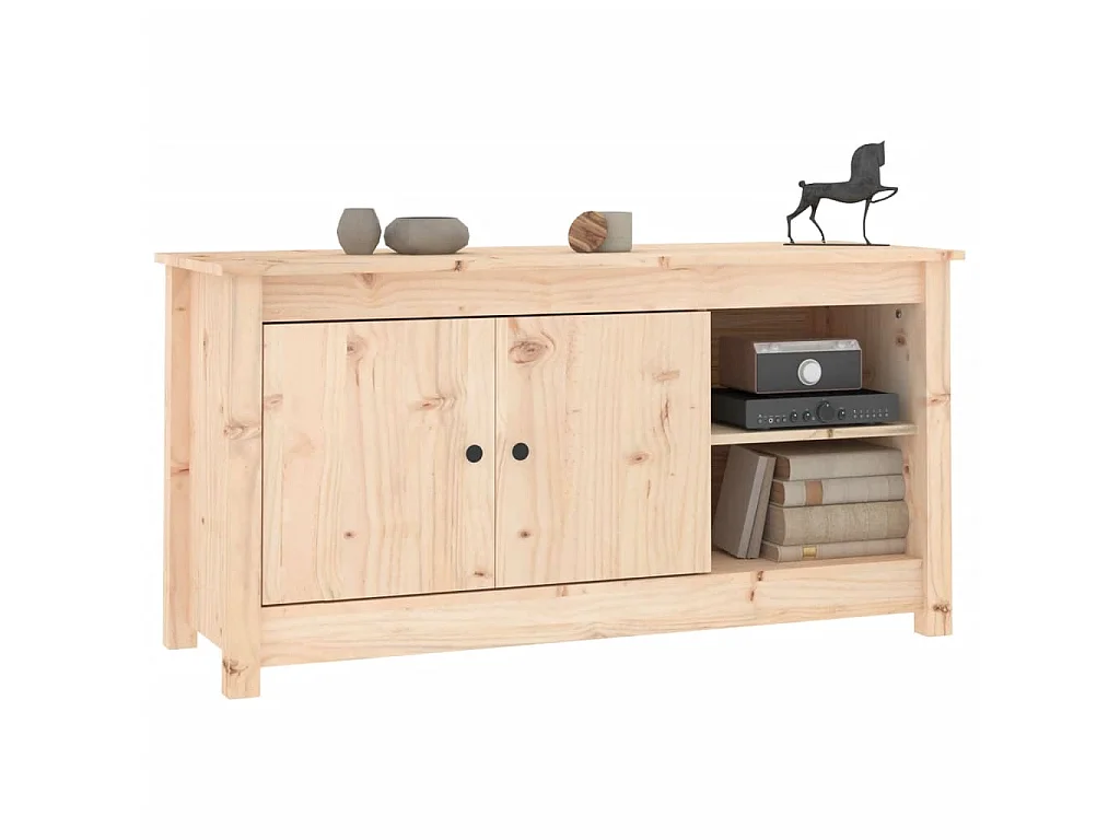 Meuble TV 103x36,5x52 cm Bois de pin massif