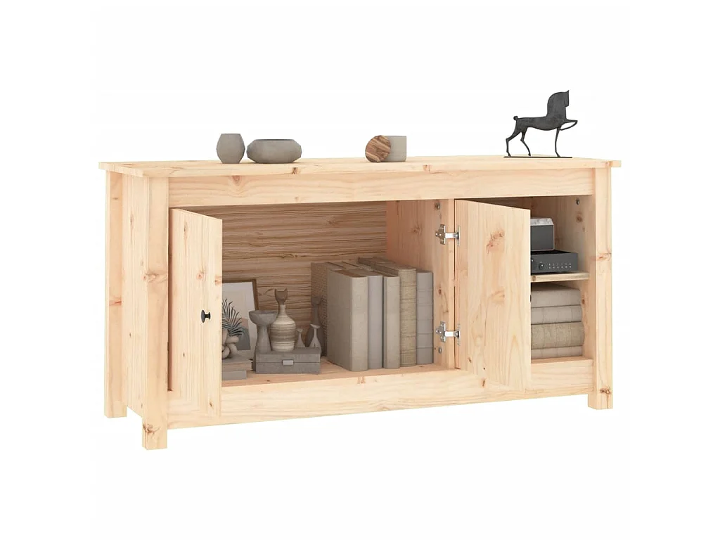Meuble TV 103x36,5x52 cm Bois de pin massif