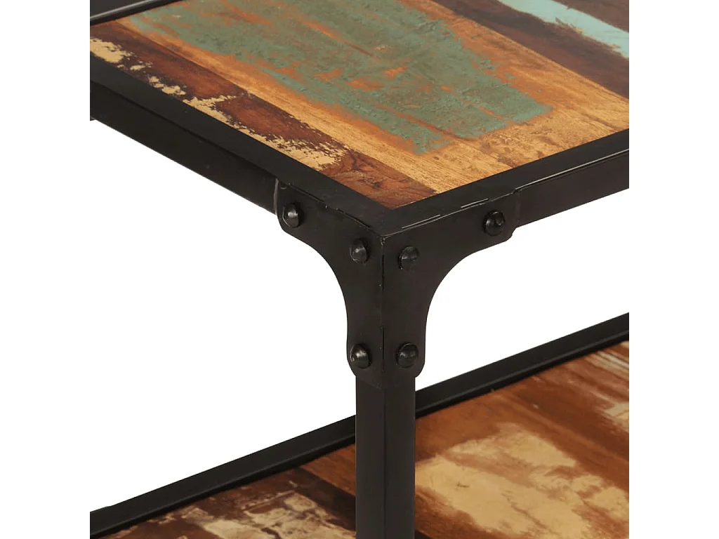 Mueble TV 150x30x41 cm Madera maciza recuperada