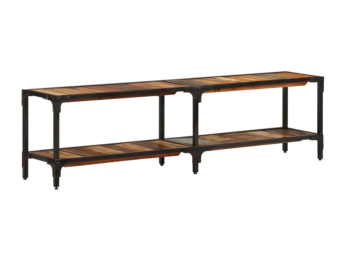 Mueble TV 150x30x41 cm Madera maciza recuperada