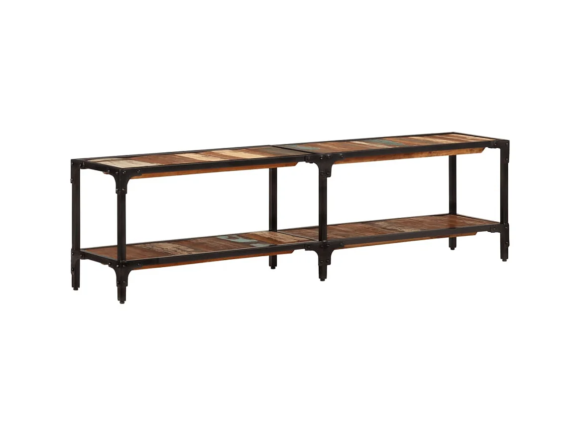 Meuble TV 150x30x41 cm Bois massif de récupération