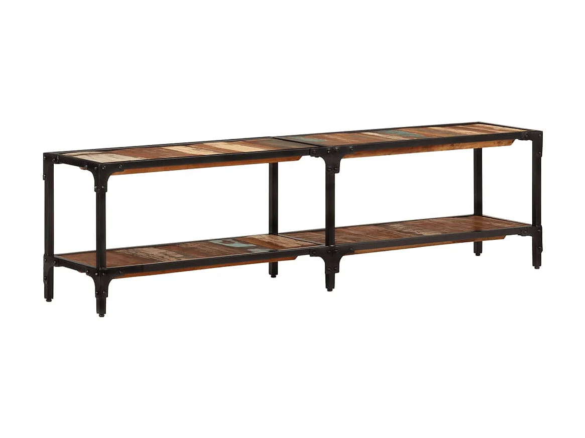 Meuble TV 150x30x41 cm Bois massif de récupération