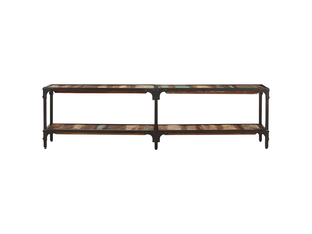 Meuble TV 150x30x41 cm Bois massif de récupération