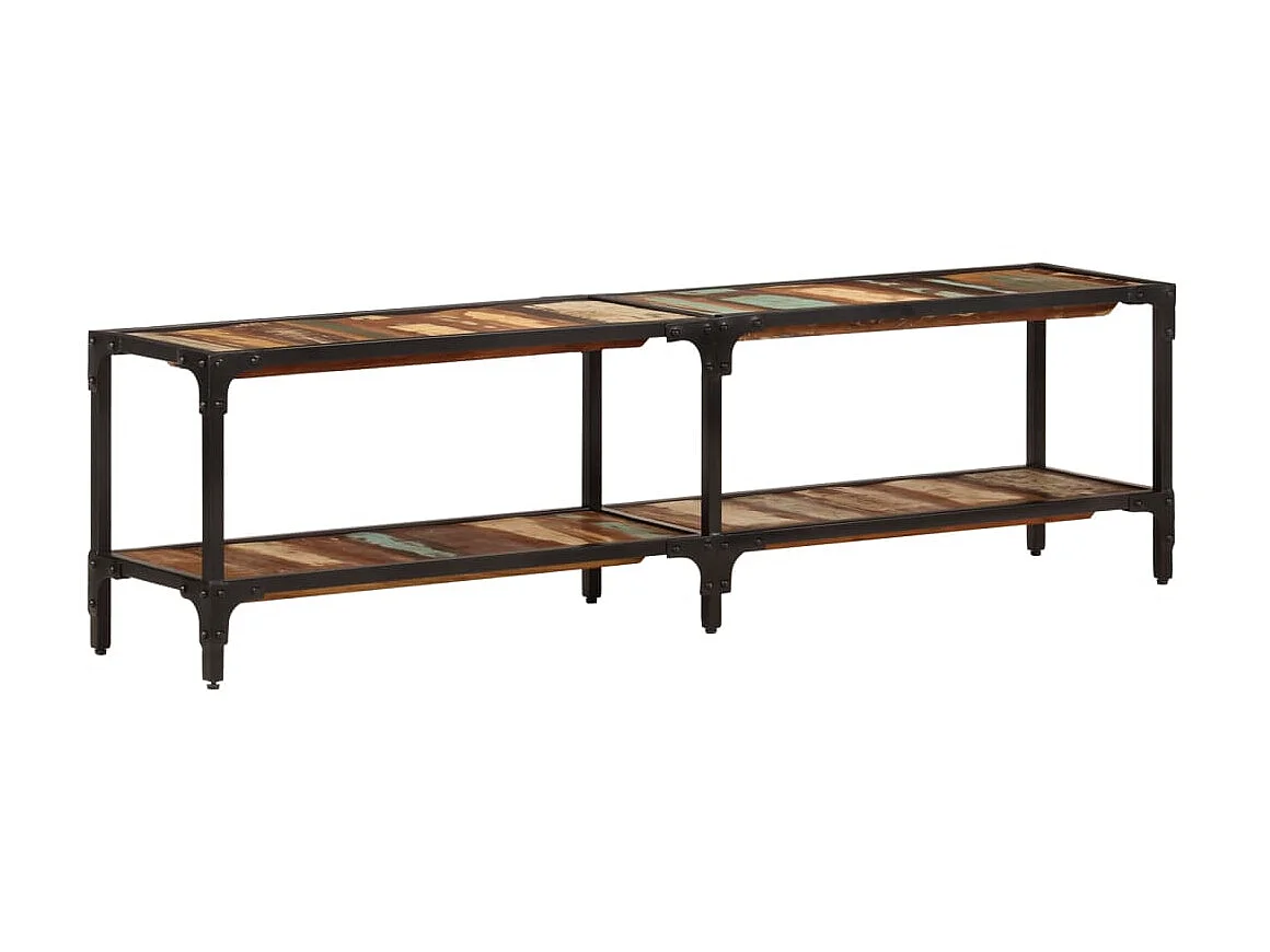 Meuble TV 150x30x41 cm Bois massif de récupération