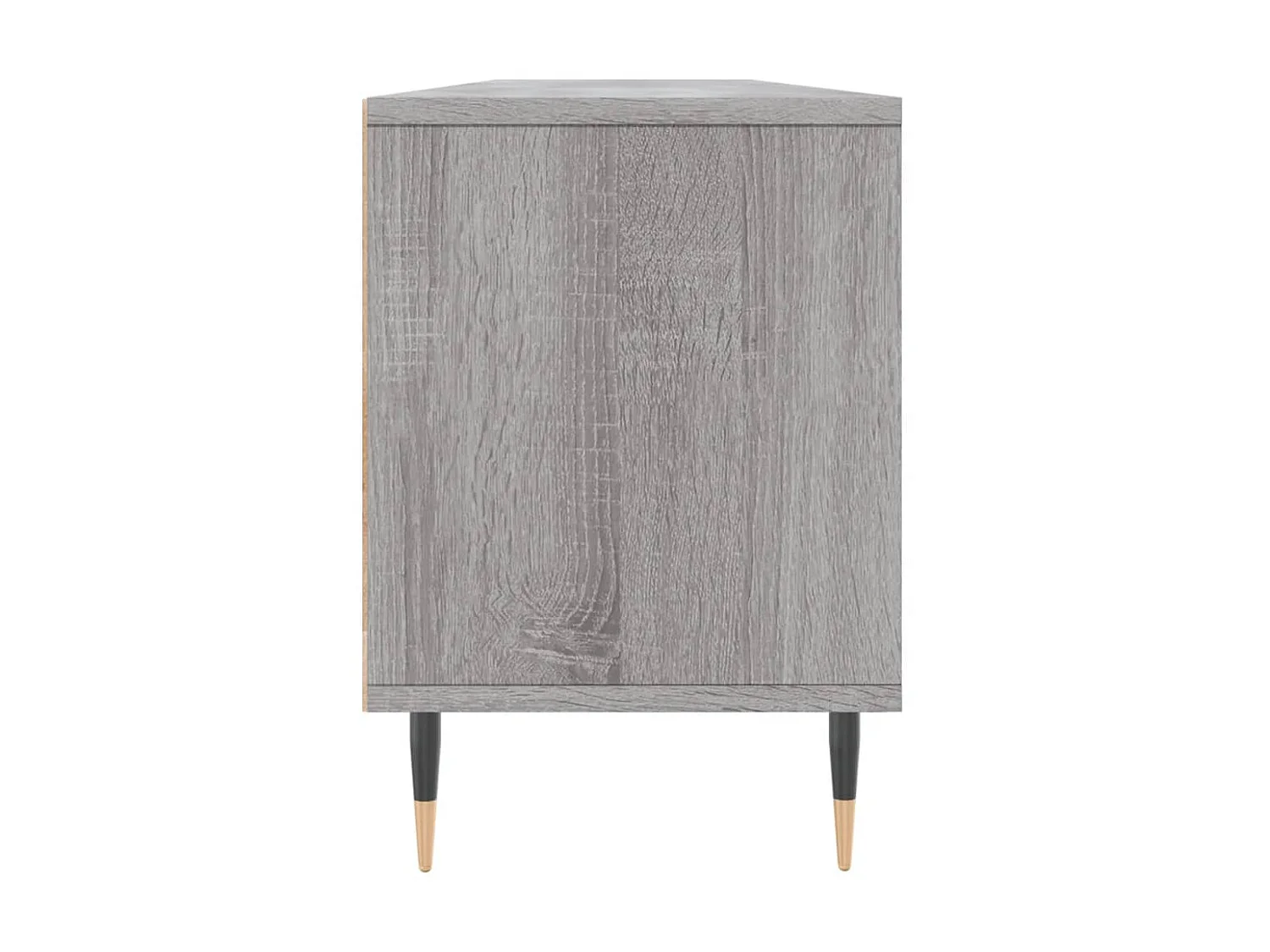 Mueble TV Sonoma gris 150x30x44,5 cm madera contrachapada
